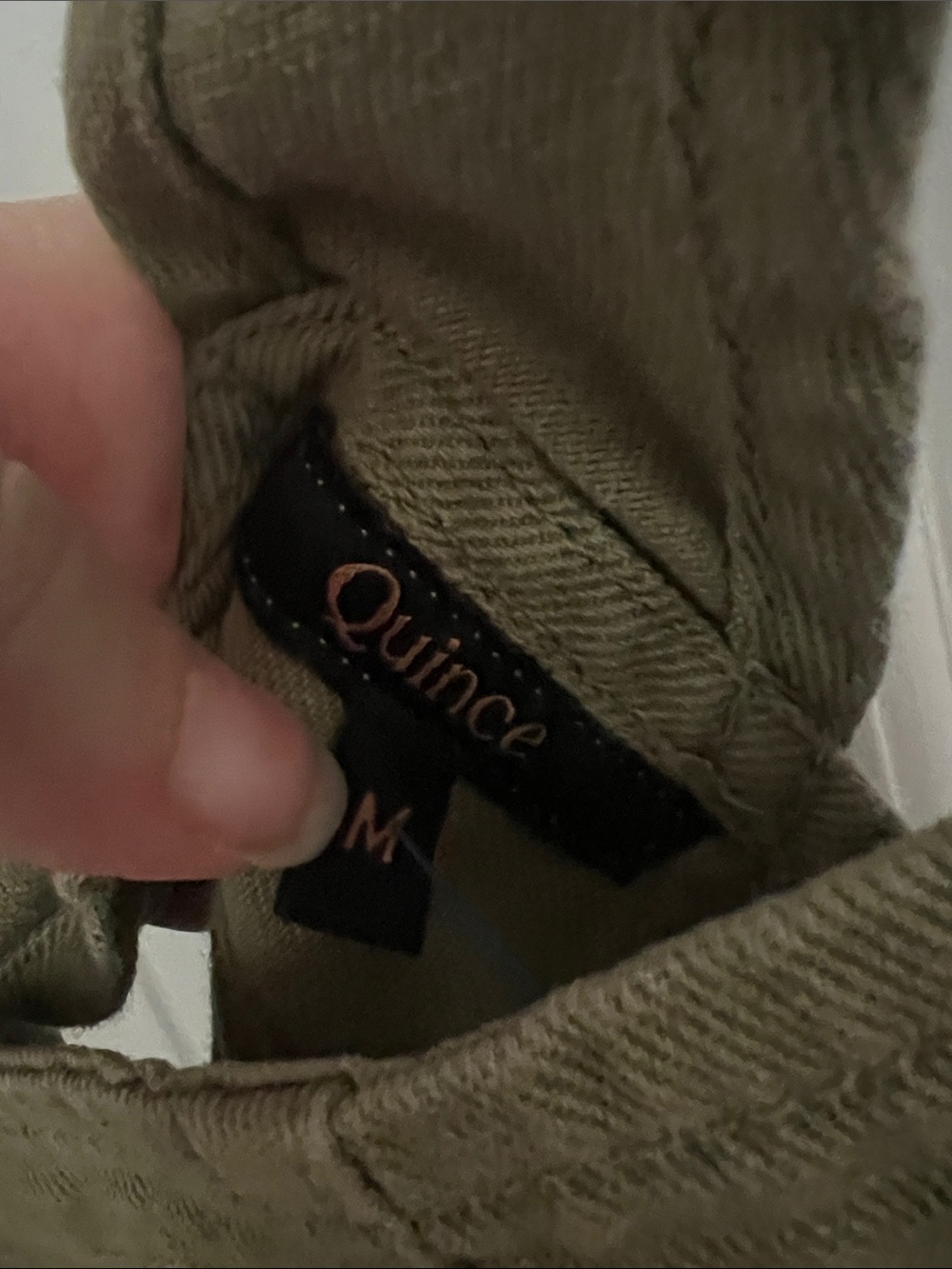 Quince Olive Green Women's organic Cotton Overalls - Picture 4 of 4